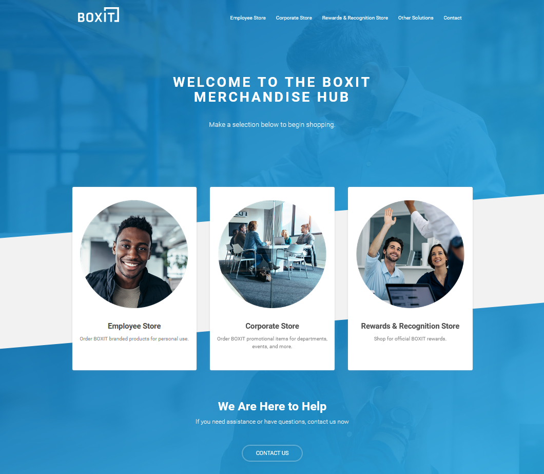 BOXIT employee portal store