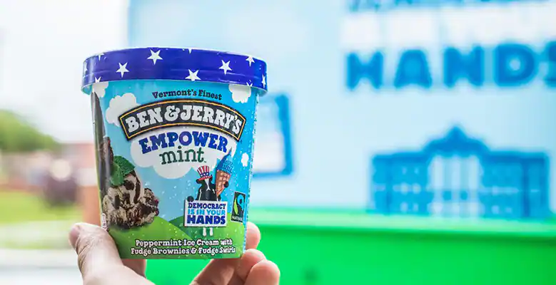 Ben & Jerry's EmpowerMint ice cream